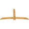 Ekena Millwork Bellingham Rough Sawn Timber Gable Bracket, Western Red Cedar, 84"W x 45"H x 2"D x 6"F, 13/12 Pitch GBW084X45X0206BEL00RWR - alternate 2
